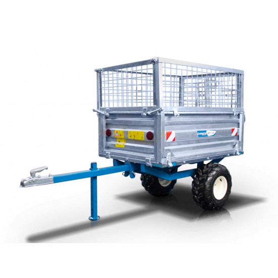 Ремарке едоосно с капацитет 600 кг.с механично изсипване Graecus MT600-M