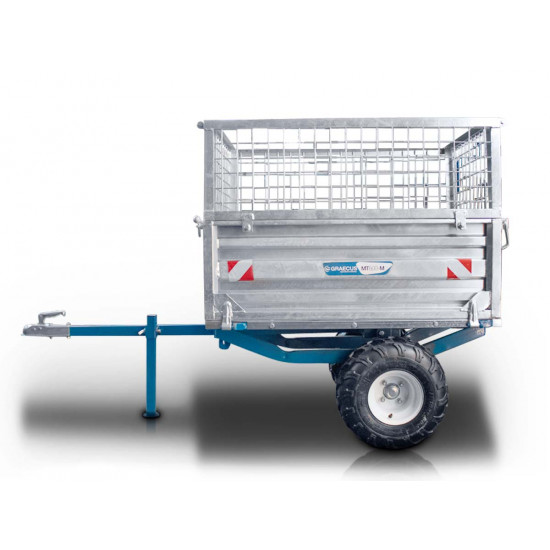 Ремарке едоосно с капацитет 600 кг.с механично изсипване Graecus MT600-M