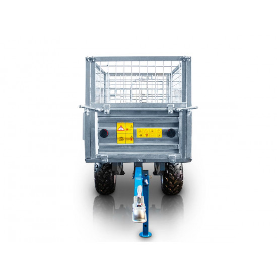 Ремарке едоосно с капацитет 600 кг.с механично изсипване Graecus MT600-M