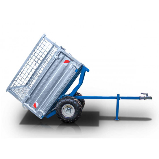 Ремарке едоосно с капацитет 600 кг.с механично изсипване Graecus MT600-M