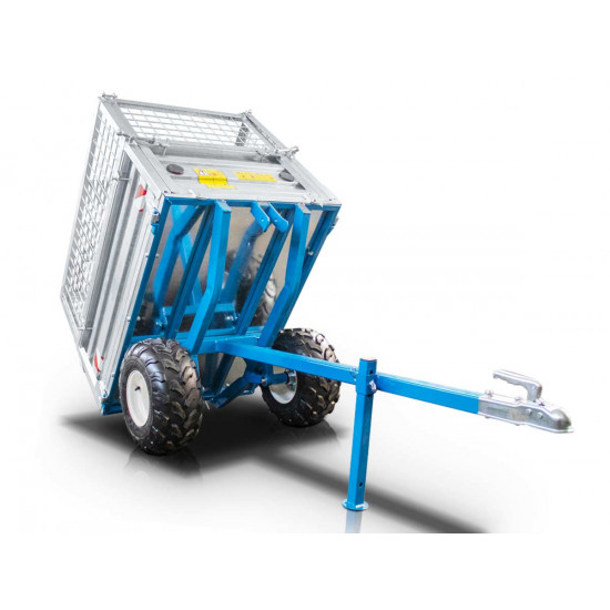 Ремарке едоосно с капацитет 600 кг.с механично изсипване Graecus MT600-M