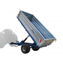 Ремарке двуосно с капацитет 2500 кг.с хидравлично изсипване Graecus DT2500-H