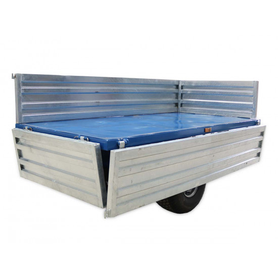 Ремарке едоосно с капацитет 1500 кг.с хидравлично изсипване Graecus MT1500-H