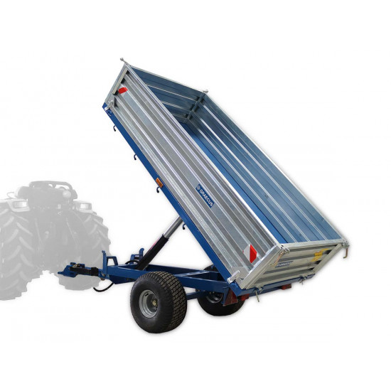 Ремарке едоосно с капацитет 1500 кг.с хидравлично изсипване Graecus MT1500-H