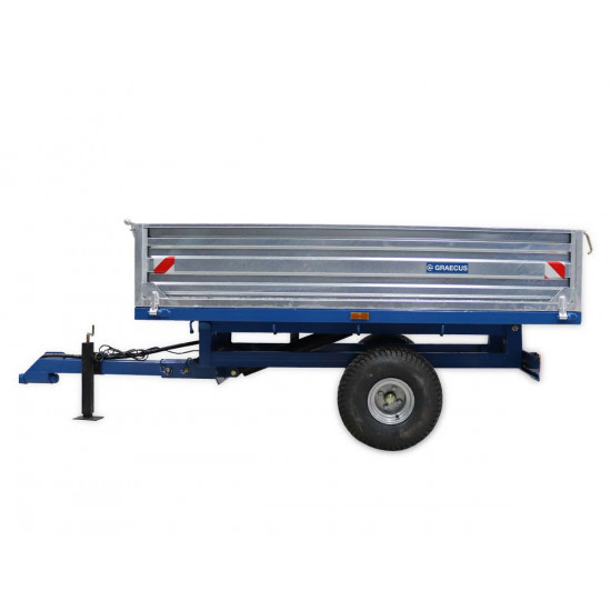 Ремарке едоосно с капацитет 1500 кг.с хидравлично изсипване Graecus MT1500-H