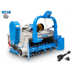 Мулчер шредер тежък тип с двойно окачване и фрагментатор 125 см. Graecus SPK125