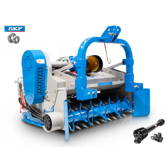 Мулчер шредер тежък тип с двойно окачване и фрагментатор 175 см. Graecus SPK175