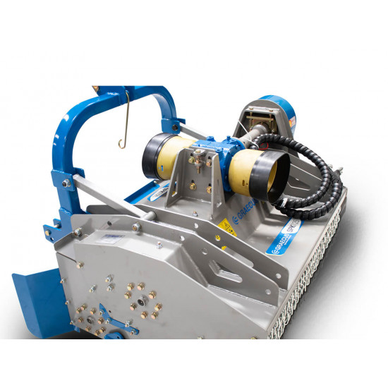 Мулчер шредер тежък тип с двойно окачване и фрагментатор 175 см. Graecus SPK175