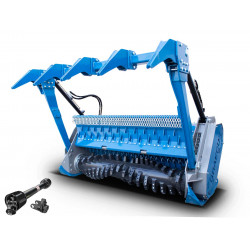 Горски мулчер / шредер с отваряем капак 230 см. Graecus THOON SHARK 230