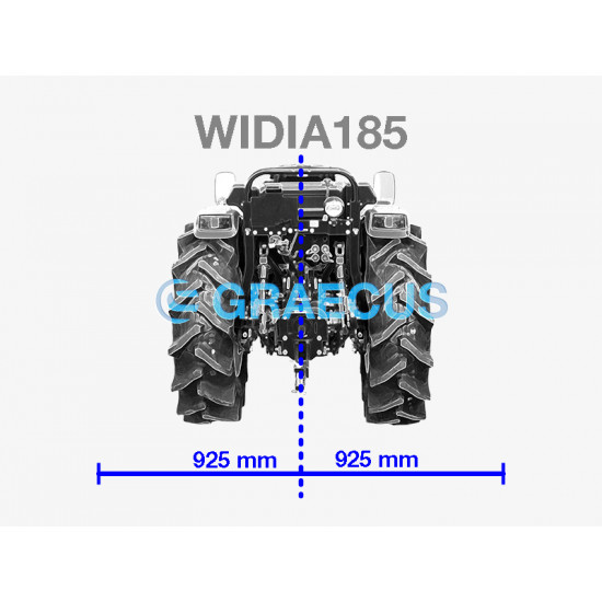 Горски мулчер / шредер с отваряем капак 185 см. Graecus THOON WIDIA 185