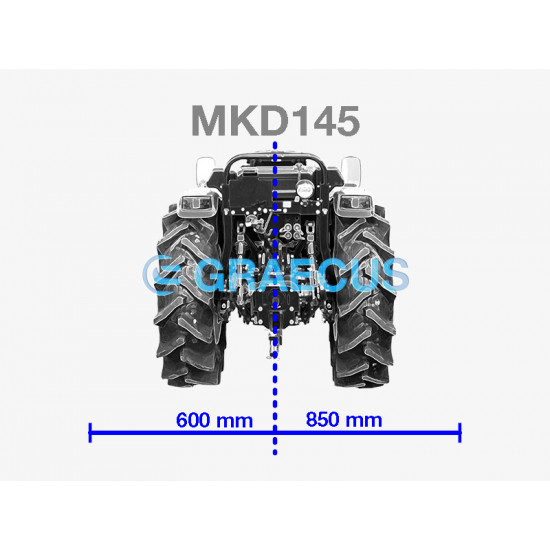 Мулчер шредер среден тип 145 см. GRAECUS MKD145 за трактор