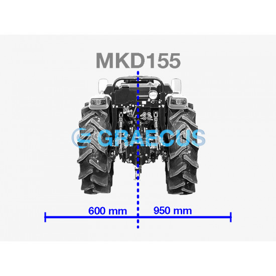 Мулчер шредер среден тип 155 см. GRAECUS MKD155 за трактор