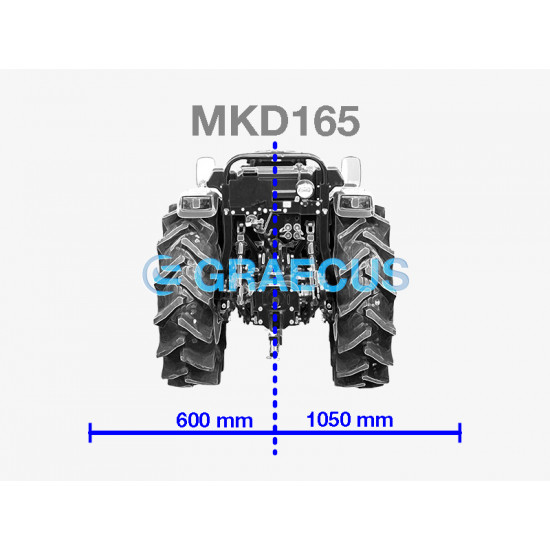 Мулчер шредер среден тип 165 см. GRAECUS MKD165 за трактор