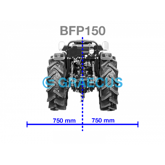 Фреза тежък тип 150 см. GRAECUS BFP150 за трактор