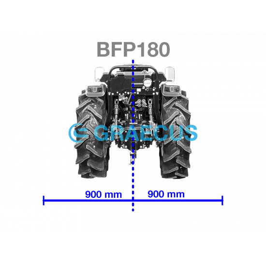 Фреза тежък тип 180 см. GRAECUS BFP180 за трактор