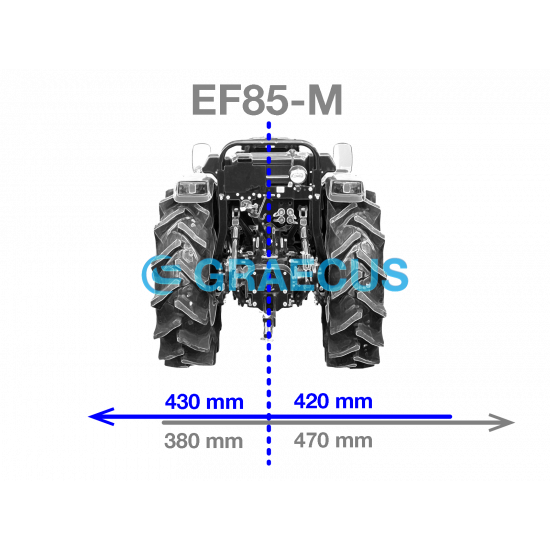 Фреза лек тип 85 см. GRAECUS FREZA E85-M за трактор