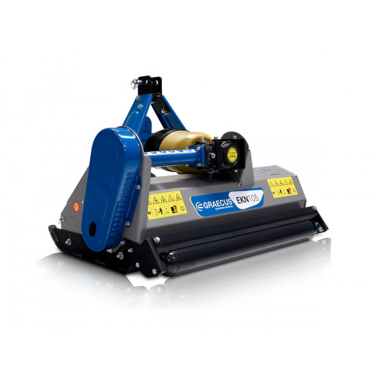 Мулчер шредер лек тип 135 см. с изместване Graecus EKN135 за малък трактор