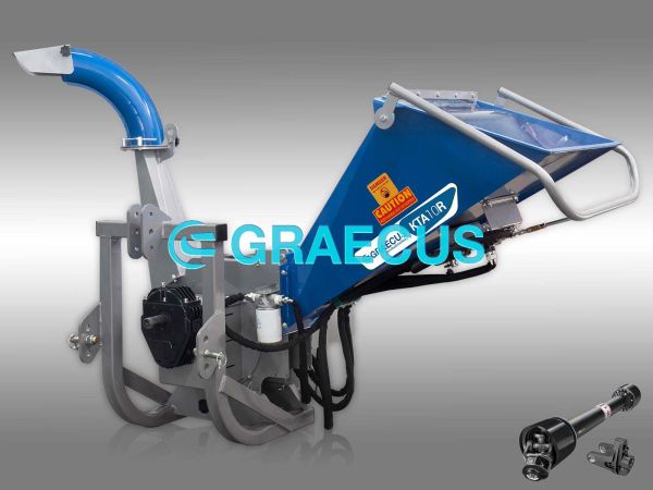 Wood Chipper, shredder for branches and wood for tractor - KTAR series