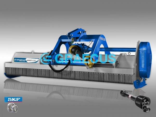 Flail mower heavy type - HBP series with hydraulic displacement